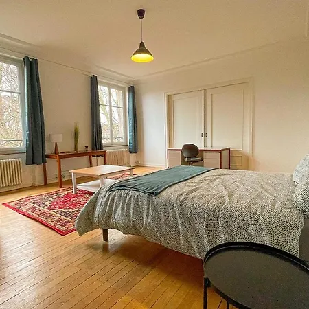 Chambres Privees -Private Room- Dans Un Spacieux Appartement - 100M2 Centre Proche Gare Mulhouse Buitenkant foto