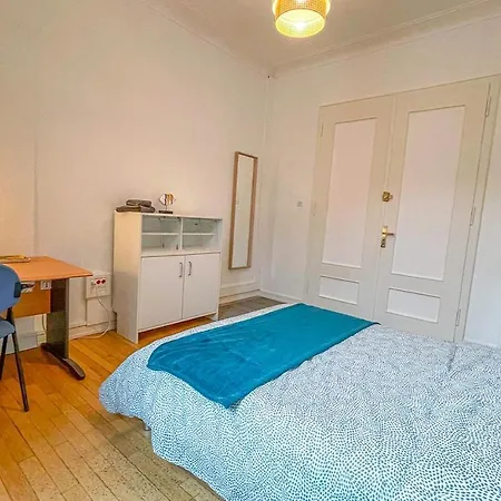Chambres Privees -Private Room- Dans Un Spacieux Appartement - 100M2 Centre Proche Gare Mulhouse Buitenkant foto